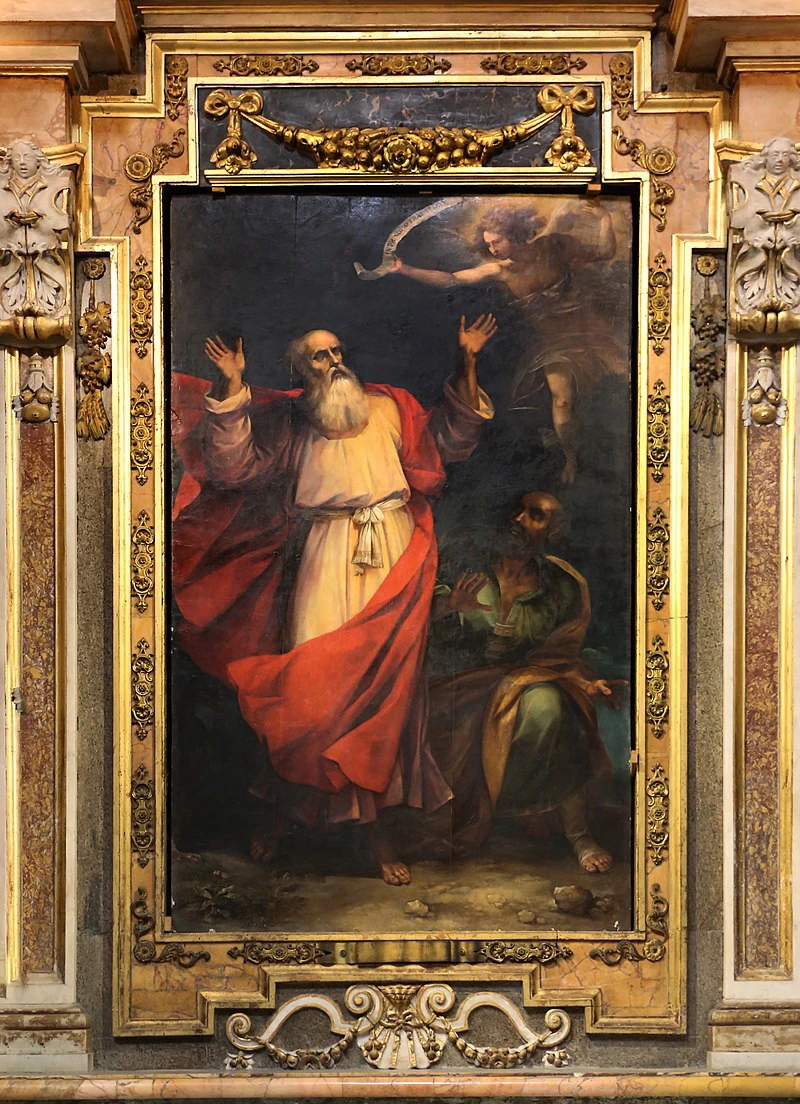 Visione di San Giovanni evangelista - Santa Maria della Pace, Roma